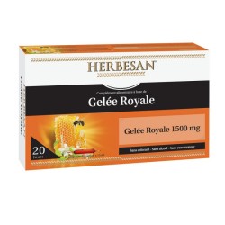 Herbesan Gelée royale 1500 mg - 20 ampoules